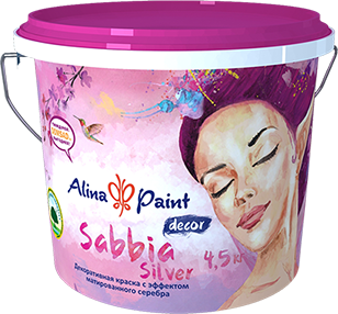 Декоративная краска Sabbia silver